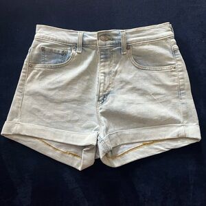 Levi’s Lightwash Acid Wash Denim High Waist Jean Shorts Size 30 EUC